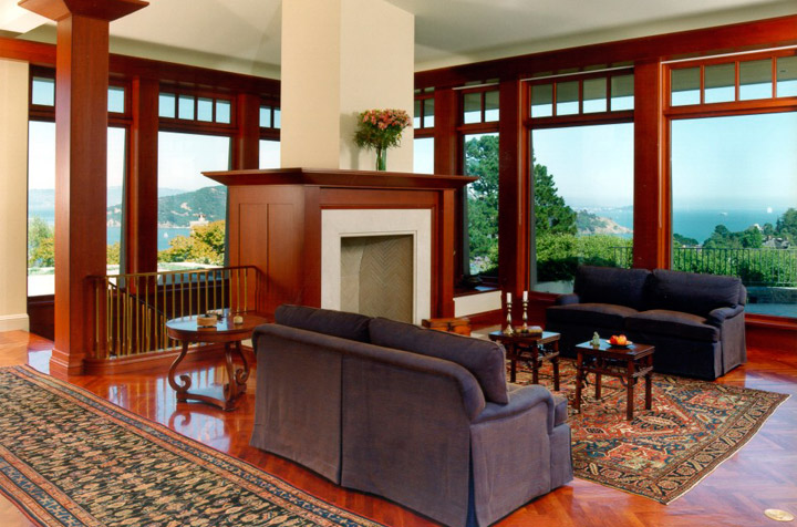 Genuine Mahogany windows and trim