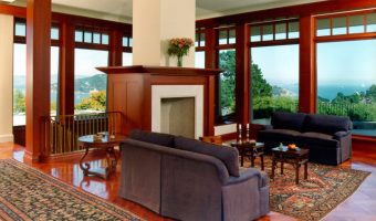 mahogany windows and trim