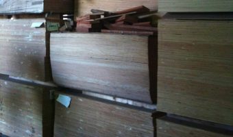 plywood board stacks