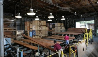 grading dried lumber at mcilvain